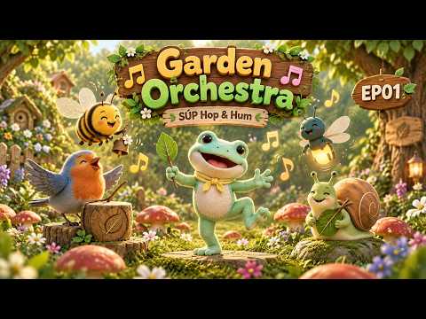 The Little Garden Orchestra 🌿🎵 | Kids Song | SÚP Hop & Hum EP01